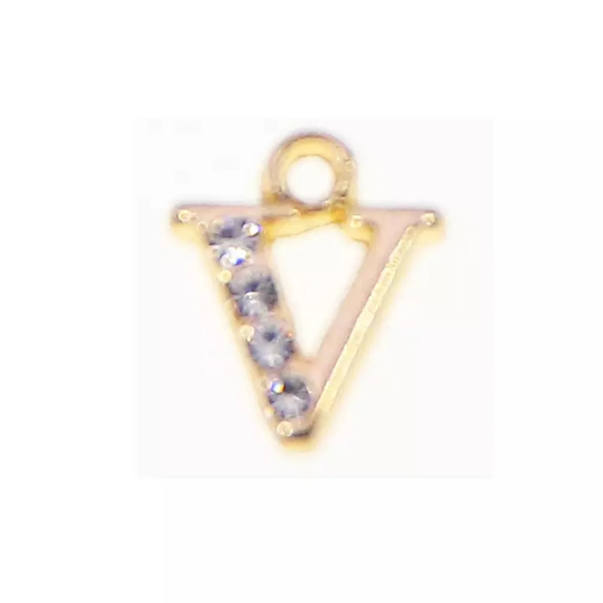 JNBS Nail Piercing Charm 08 Gold Alphabet/ Letter (2pcs) - Image 9