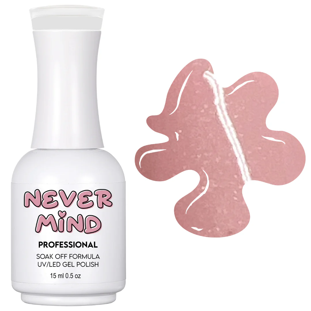Nevermind Gel Polish N412 Strawberry Glimmer