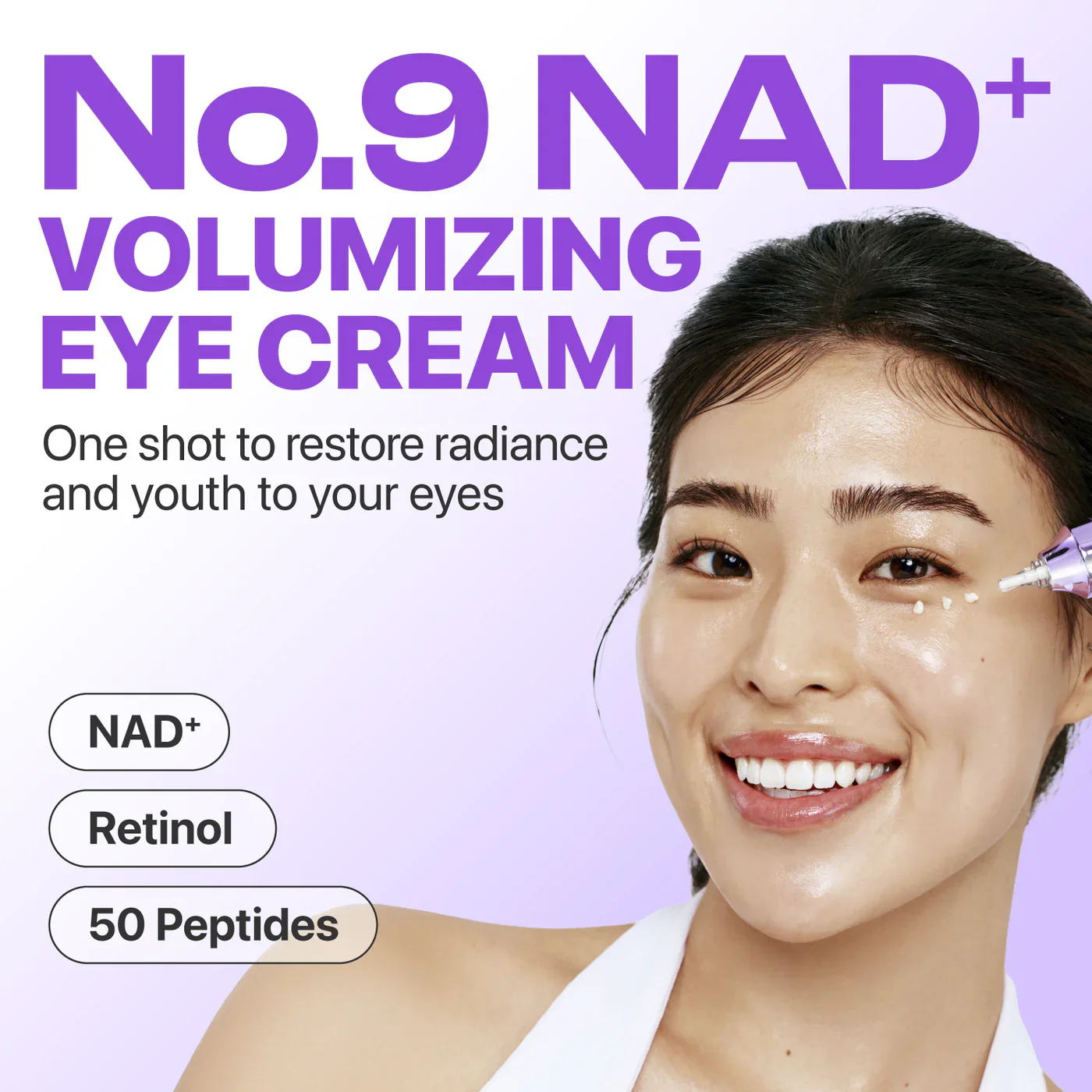 NUMBUZIN No.9 NAD+ Retinol Volumetox Eye Cream 10ml - Image 9