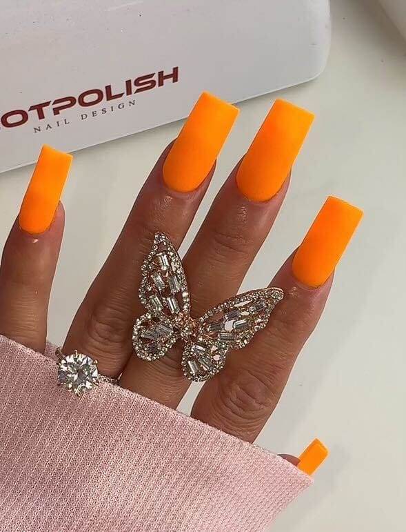 NOTPOLISH 2 In 1 Powder OG 223 Orange U Cute - Image 3