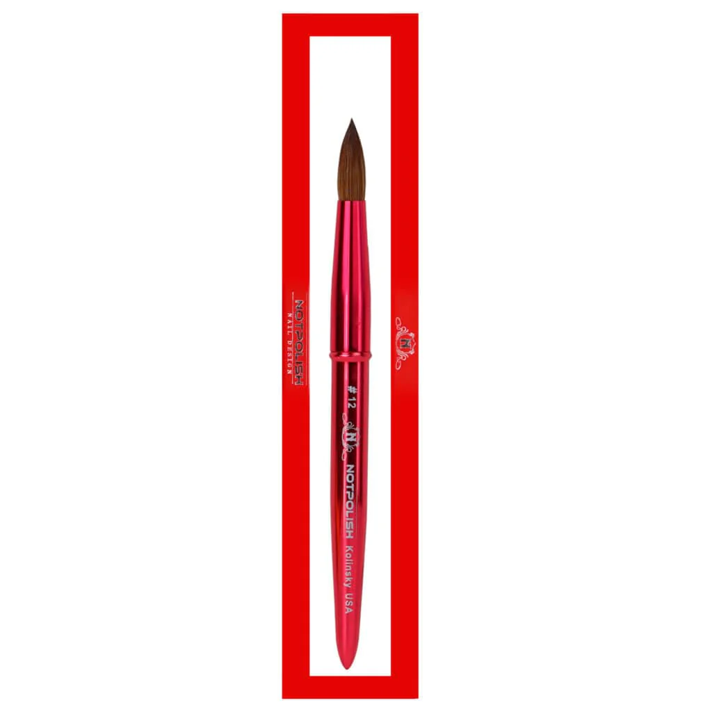 NOTPOLISH Kolinsky Brush Aluminum Handle - Image 4