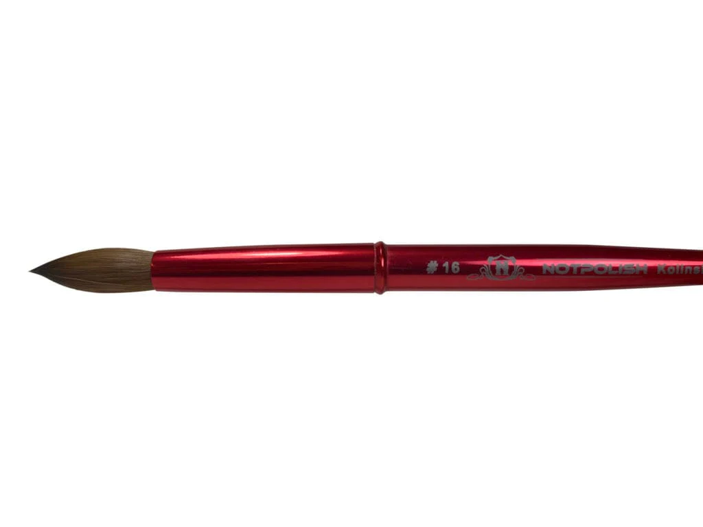 NOTPOLISH Kolinsky Brush Aluminum Handle - Image 5