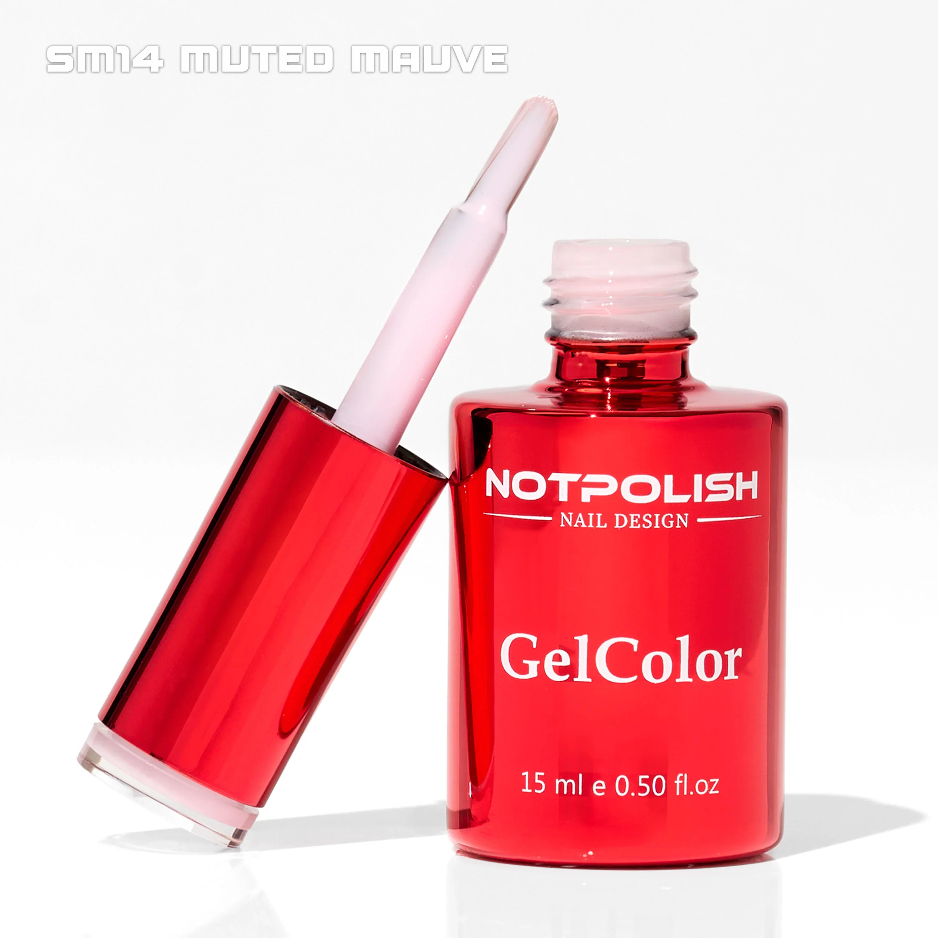 Notpolish Sheer Melts Gel Polish SM14 MUTED MAUVE - Image 3