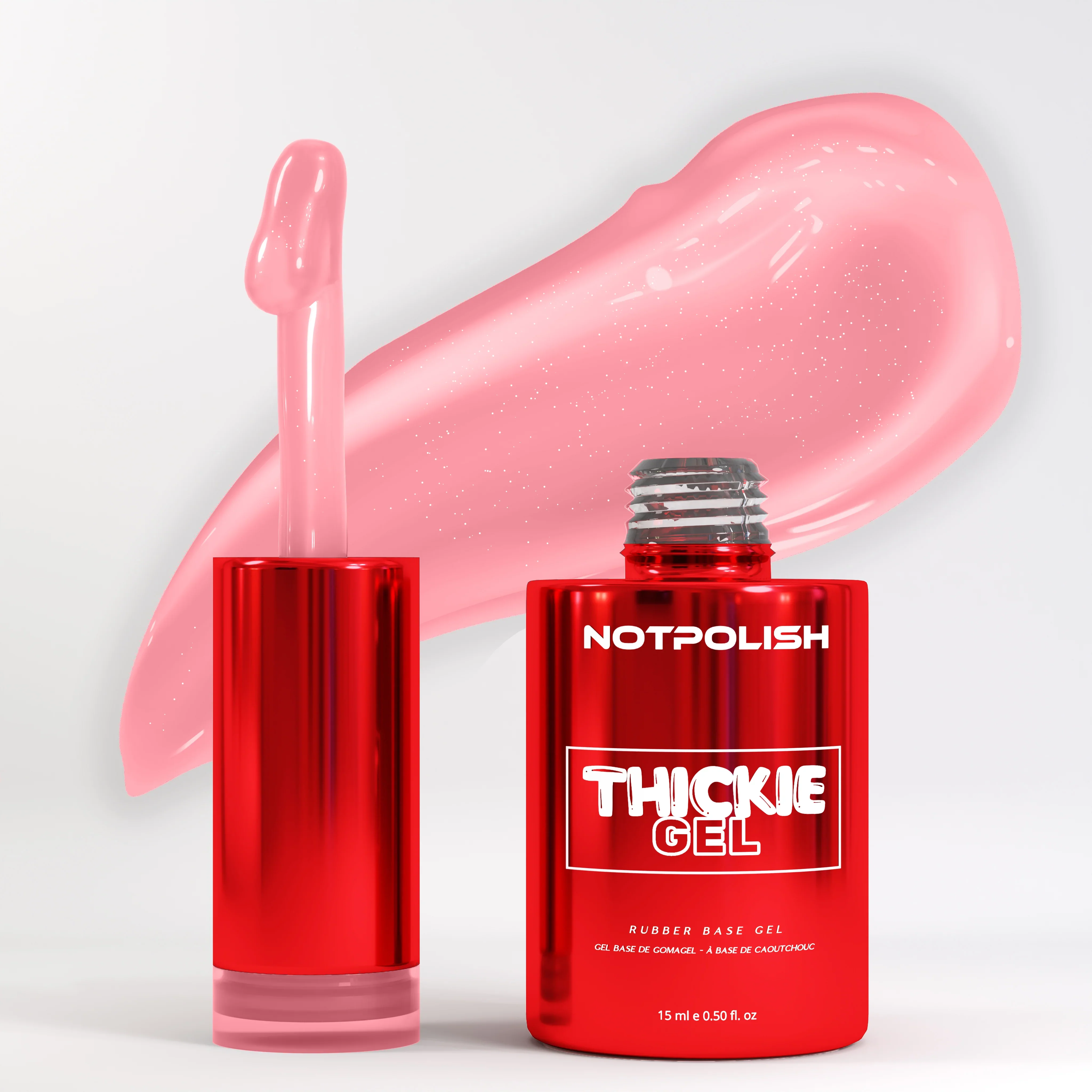Notpolish Thickie Gel Rubber Base TG15 NERVOUS TINT