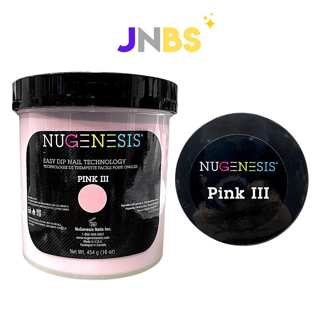 NUGENESIS Nail Dipping Color Powder 454g Pink III 16oz
