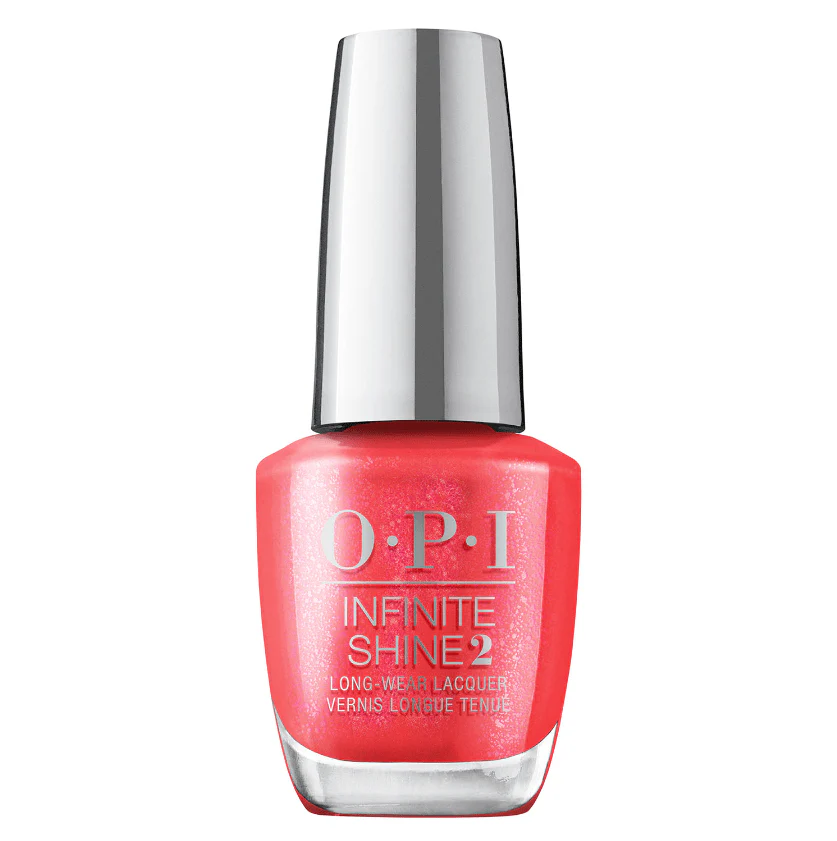 OPI Infinite Shine ISL S010 Left Your Texts On Red