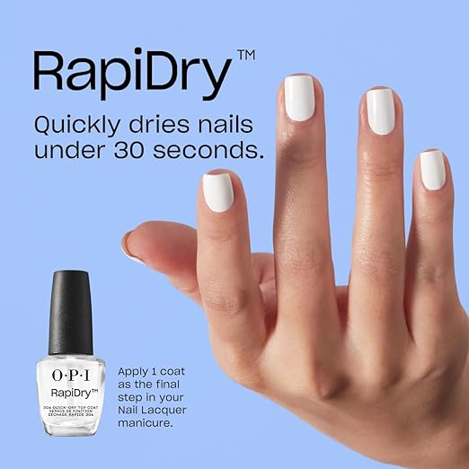 OPI Nail Lacquer RapiDry Top Coat 0.5oz - Image 4