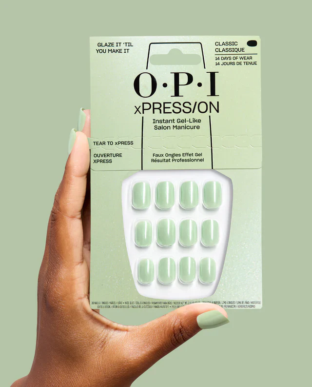 OPI xPRESS/ON Iconic Shades (Short) Glaze it ‘Til You Make It AN066S - Image 2
