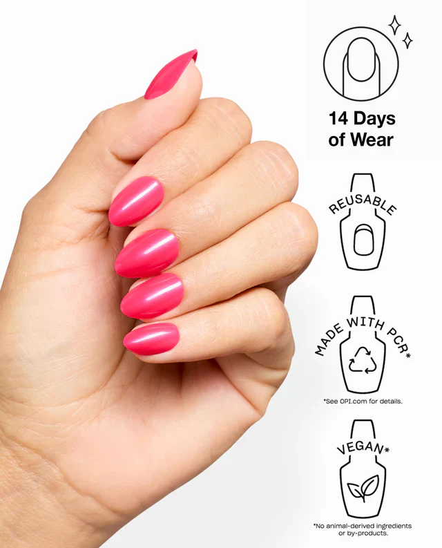 OPI xPRESS/ON Iconic Shades (Short) Pompeii Pink ANS067S - Image 3