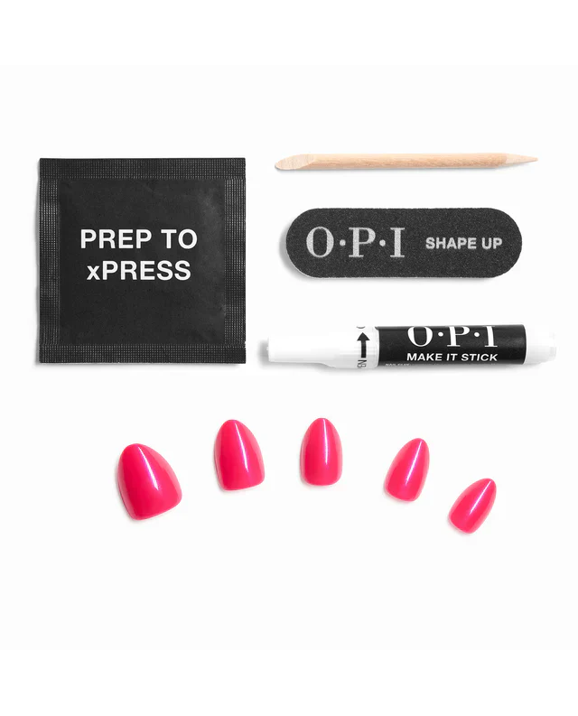 OPI xPRESS/ON Iconic Shades (Short) Pompeii Pink ANS067S - Image 4
