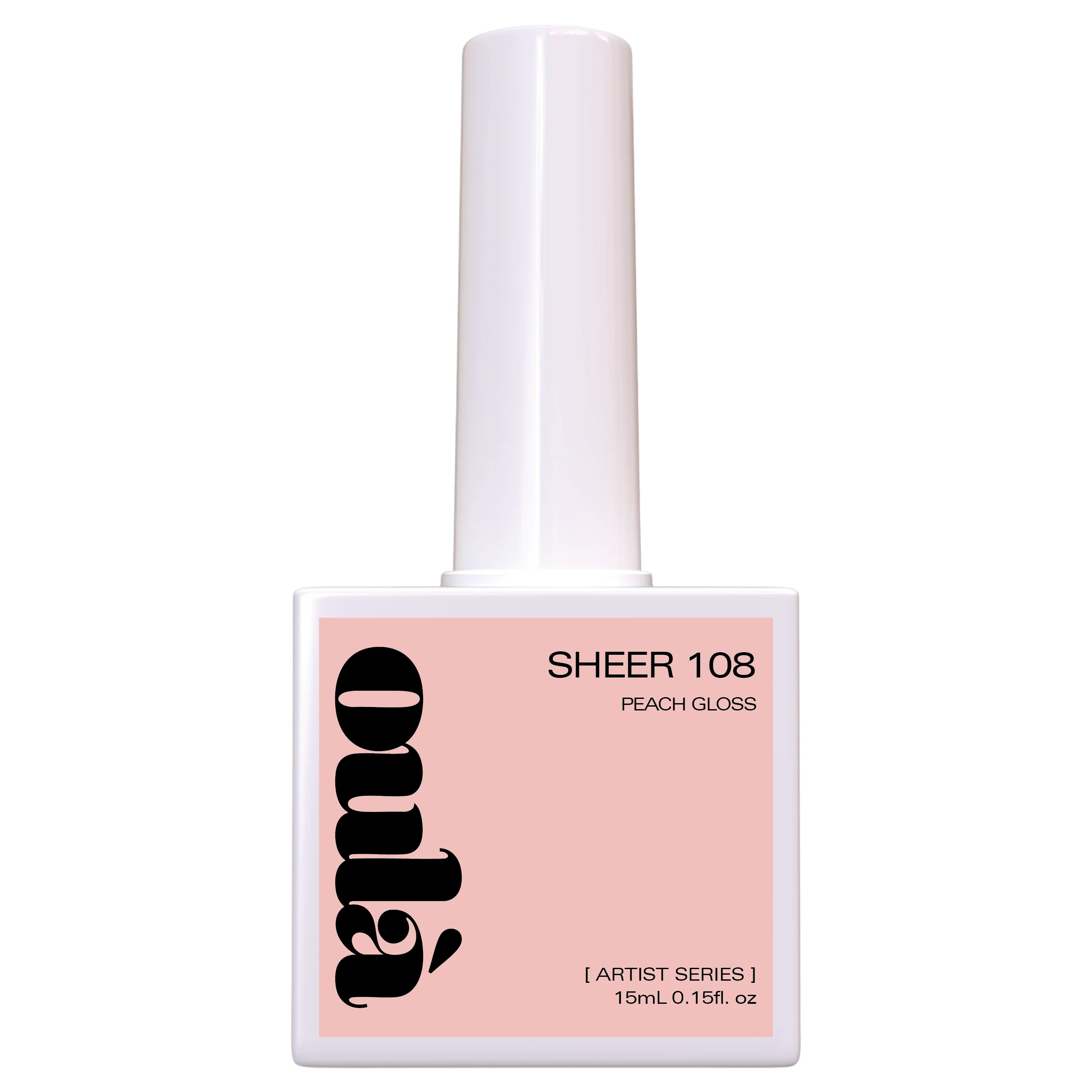 OULA Gel Polish Artist Series OUGS009 Sheer 108 Peach Gloss