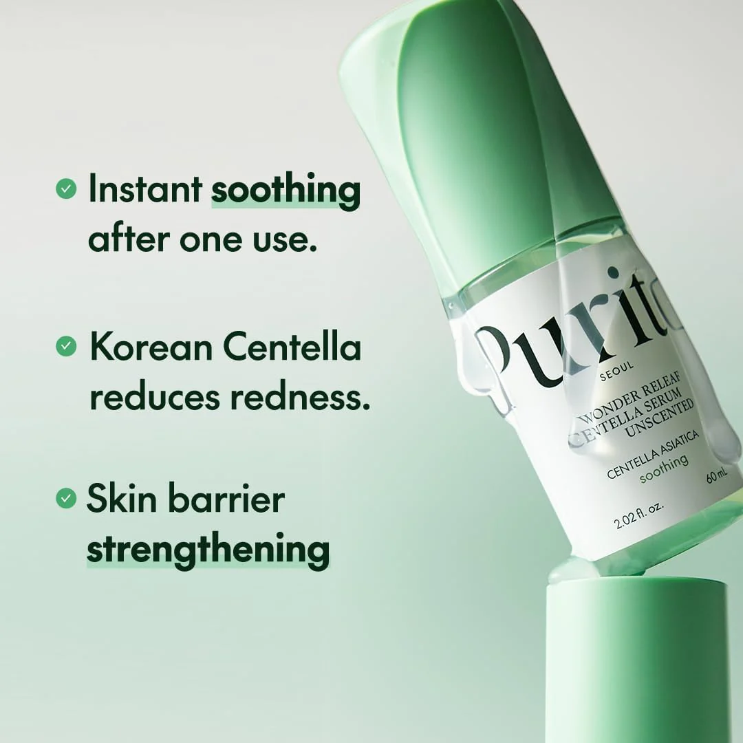 Purito SEOUL Wonder Releaf Centella Serum Unscented 60ml - Image 2