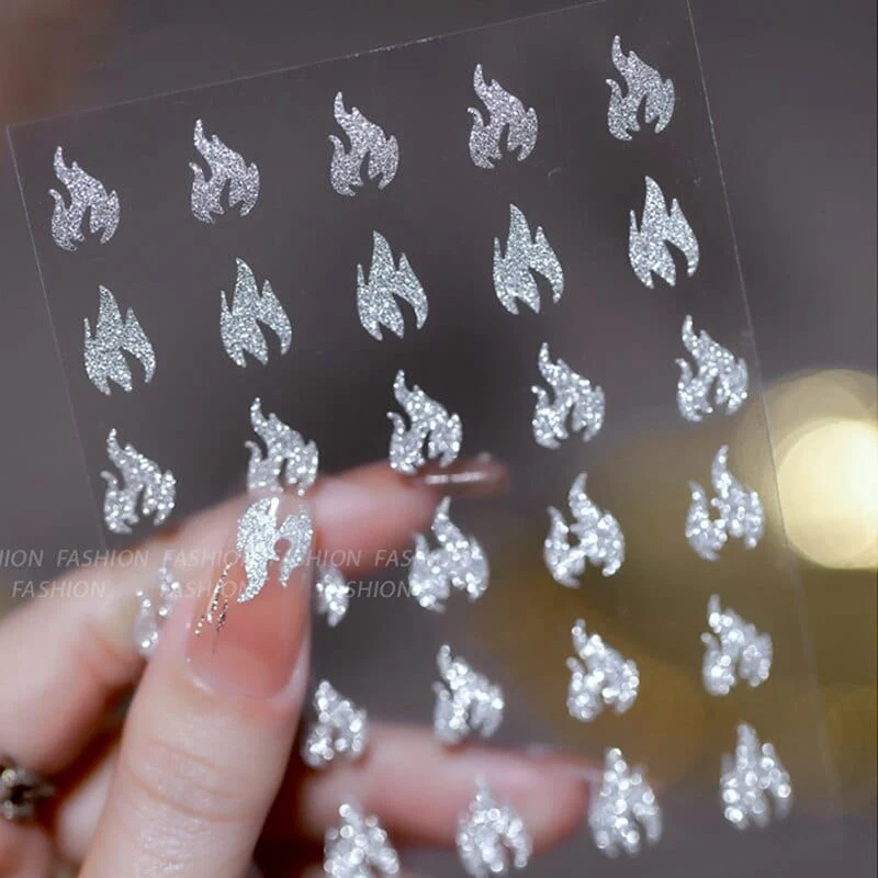 JNBS Nail Sticker Reflective Glitter - Image 2