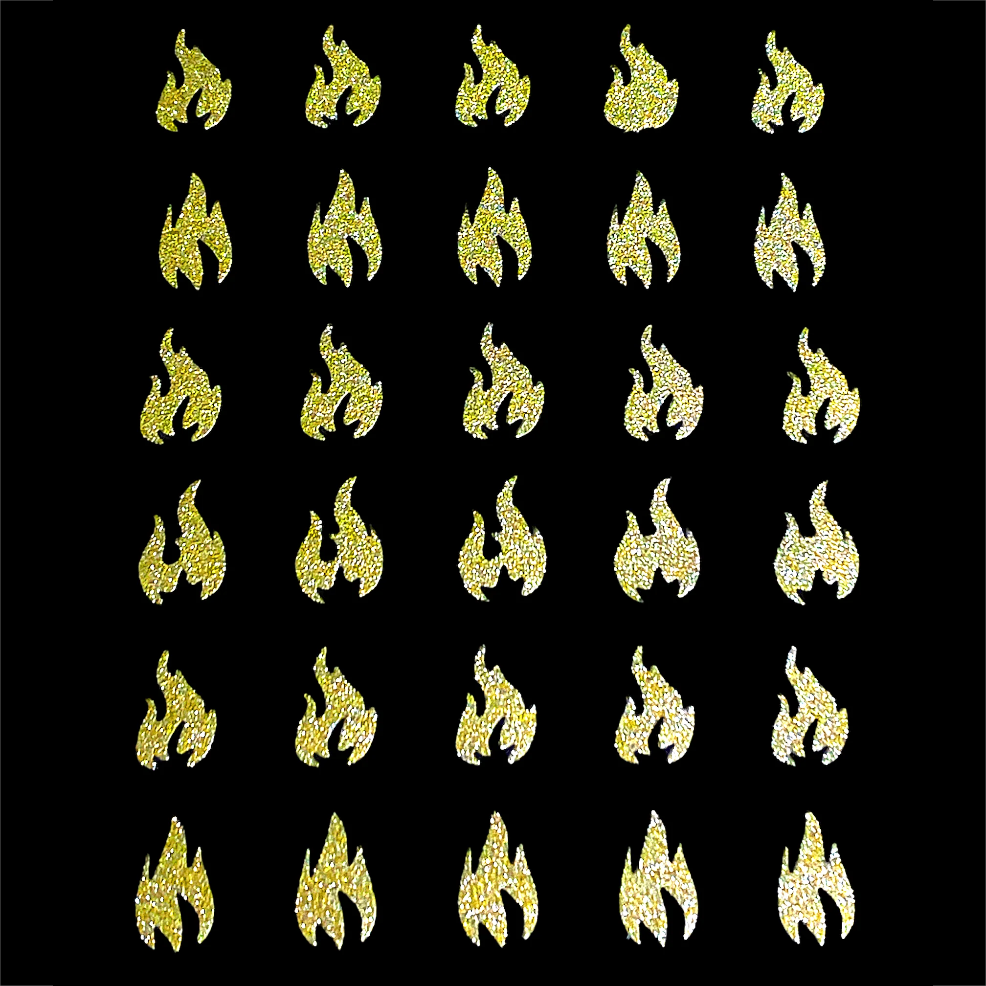 JNBS Nail Sticker Reflective Glitter - Image 3