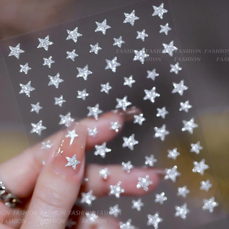 JNBS Nail Sticker Reflective Glitter - Image 8