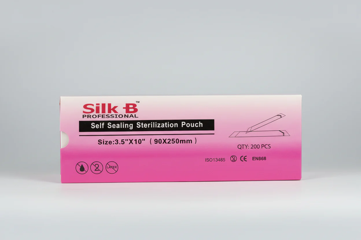 Silk B Self-Seal Disinfected Tool / Pouch - 90x250mm