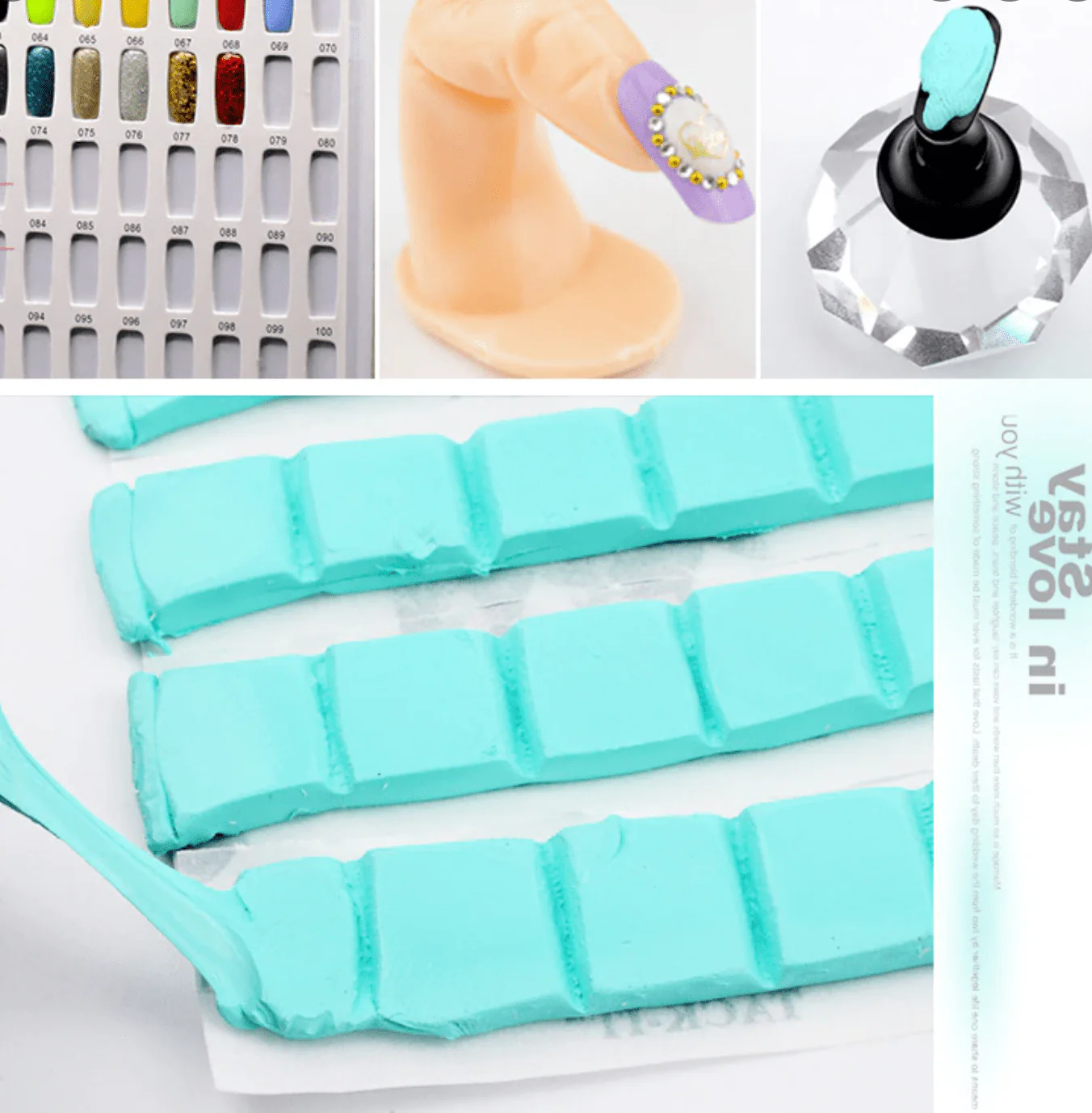 GREEN CLAY Tack It Reusable Rubber Clay for Press On Holder Stand - Image 7