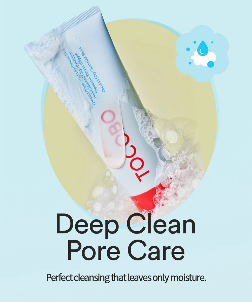 TOCOBO Coconut Clay Cleansing Foam 150mL - Image 5